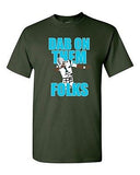 Dab On Them Folks Football Ball Sports Dance Touchdown DT Adult T-Shirt Tee