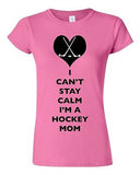 Junior I Can't Stay Calm I'm A Hockey Mom Player Team Sports Fan DT T-Shirt Tee