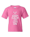 Keep Calm And Lax On Novelty Youth Kids T-Shirt Tee