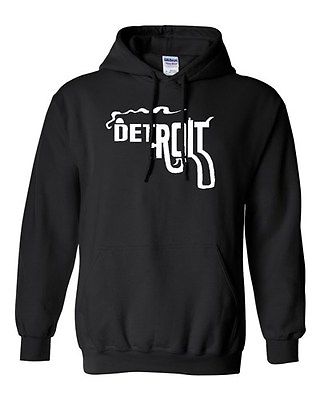 Detroit Smoking Gun Novelty Gift Sweatshirt Hoodies