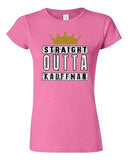 Junior Straight Outta Kauffman Crown Baseball Ball Game Sports DT T-Shirt Tee