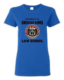 Ladies University Of American Samoa Law School Samoan DT T-Shirt Tee
