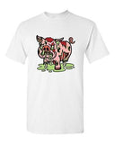 Zombie Pig Undead Animals Devil Monster Horror Adult DT T-Shirt Tee