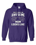 This is What an Awesome Mom Looks Like Mother Novelty Gift Sweatshirt Hoodies