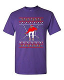 Bling Santa Sweater Music Song Ugly Hot Christmas Funny DT Adult T-Shirt Tee