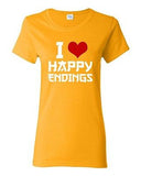 Ladies I Love Happy Endings Massage Therapist Relax Funny Humor DT T-Shirt Tee