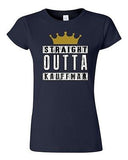 Junior Straight Outta Kauffman Crown Baseball Ball Game Sports DT T-Shirt Tee