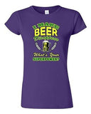 Junior I Make Beer Disappear What's Your Superpower? Funny Drunk DT T-Shirt Tee