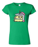 Junior Too Cute To Eat Birthday Cake Sweet Food Dessert Novelty DT T-Shirt Tee