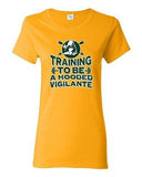 Ladies Training To Be A Hooded Comic Vigilante Arrow TV Series DT T-Shirt Tee