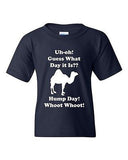 Hump Day! Whoot Whoot ! Camel Novelty Youth Kids T-Shirt Tee