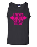 I Flexed And The Sleeves Fell Off Adult Graphic Unisex Tank Tops T-Shirt Tee