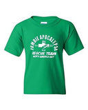 2012 Zombie Apocalypse Rescue Team Funny Horror Novelty Youth Kids T-Shirt Tee