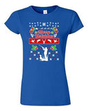 Junior Merry Christmas Hunting Dog Animals Ugly Christmas Funny DT T-Shirt Tee