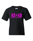 ADHD Highway To... Hey Look A Squirrel! Funny Novelty Youth Kids T-Shirt Tee