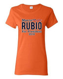 Ladies Marco Rubio For President 2016 Election Campaign Support DT T-Shirt Tee
