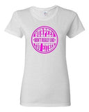 Ladies Burpees Don't Really Like You Either Workout Exercise Gym T-Shirt Tee