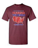 Running The World Since 1776 America Patriotic USA American DT Adult T-Shirt Tee