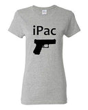 Ladies iPac Gun Rights 2nd Amendment AR-15 Rifle Graphic Funny Humor T-Shirt Tee