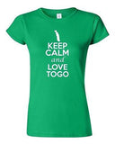 Junior Keep Calm And Love Togo Country Nation Patriotic Novelty T-Shirt Tee