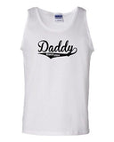 Daddy Since 2014 Father Novelty Statement Graphic Adult Tank Top