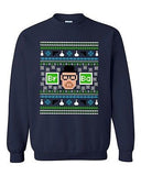 Heisenberg W. White Ugly Gun Christmas TV Funny Parody DT Crewneck Sweatshirt