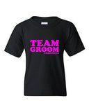Team Groom Groomsman Wedding Novelty Statement Youth Kids T-Shirt Tee