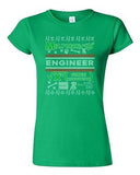 Junior Engineer Math Mathematics Ugly Christmas Funny Humor DT T-Shirt Tee