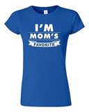 Junior I'm Mom's Favorite Daughter Christmas Gift Funny Humor DT T-Shirt Tee