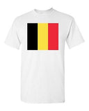 Belgium Country Flag Brussels Nation Patriotic Novelty DT Adult T-Shirt Tee