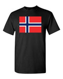 Norway Country Flag State Oslo Norwegian Nation Patriotic DT Adult T-Shirt Tee