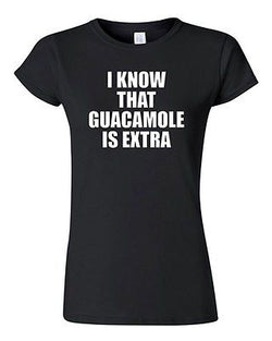 Junior I know Guacamole Is Extra Funny Avocado Fruits Mexican T-Shirt Tee