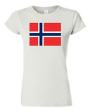 Junior Norway Country Flag Norwegian Oslo State Nation Patriotic DT T-Shirt Tee