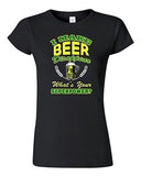 Junior I Make Beer Disappear What's Your Superpower? Funny Drunk DT T-Shirt Tee