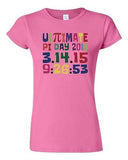 Junior Ultimate Pi Day 3.14 Color Up Math Nerd Geek Mathematics DT T-Shirt Tee
