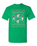 Bling Dance Telephone Music Song Ugly Christmas Funny Humor DT Adult T-Shirt Tee