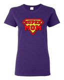 Ladies Super Mom Superhero Super Mom Hero Mothers Day Gift Funny DT T-Shirt Tee