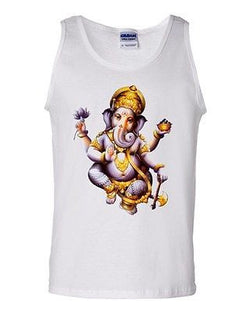 Ganpati Jai Ganesh Novelty Symbol Graphics Adult Tank Top