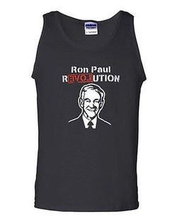 Ron Paul Revolution President USA 2012 Vote Election Novelty Adult Tank Top
