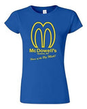 Junior McDowell's Restaurant Queens NY Funny Parody DT Novelty T-Shirt Tee