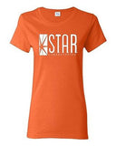 Ladies Star Labs Captain Laboratories TV Comics Labs Logo Parody DT T-Shirt Tee