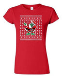 Junior Dabbing Santa Dab Ugly Christmas Football Sports Funny DT T-Shirt Tee