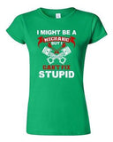 Junior I Might Be A Mechanic But I Can't Fix Stupid Funny Humor DT T-Shirt Tee