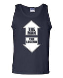 The Man The Legend Funny Humor Novelty Statement Graphics Adult Tank Top