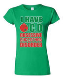 Junior I Have OCD Obsessive Christmas Disorder Gift Xmas Holiday DT T-Shirt Tee
