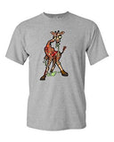 Zombie Giraffe Undead Animals Devil Monster Horror Adult DT T-Shirt Tee