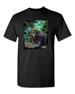 Lizard Reptile Chameleon Animal Tanya Ramsey Artworks Art DT Adult T-Shirts Tee