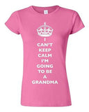 Junior I Can't Keep Calm I'm Going To Be A Grandma Family DT T-Shirt Tee
