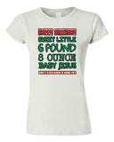 Junior Happy Birthday 6 Pound Baby Jesus Merry Christmas Xmas DT T-Shirt Tee