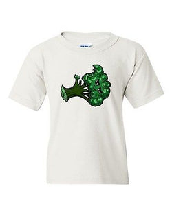 Too Cute To Eat Broccoli Vegetables Food Novelty DT Youth Kids T-Shirt Tee